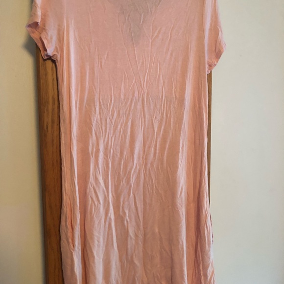 Pink flowy dress with pockets - Picture 2 of 2